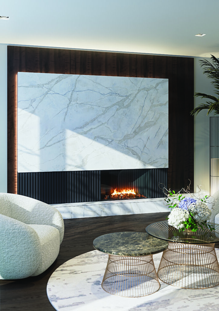 Primax Quartz 700 Calacatta Translucent изготовлено в правила камня