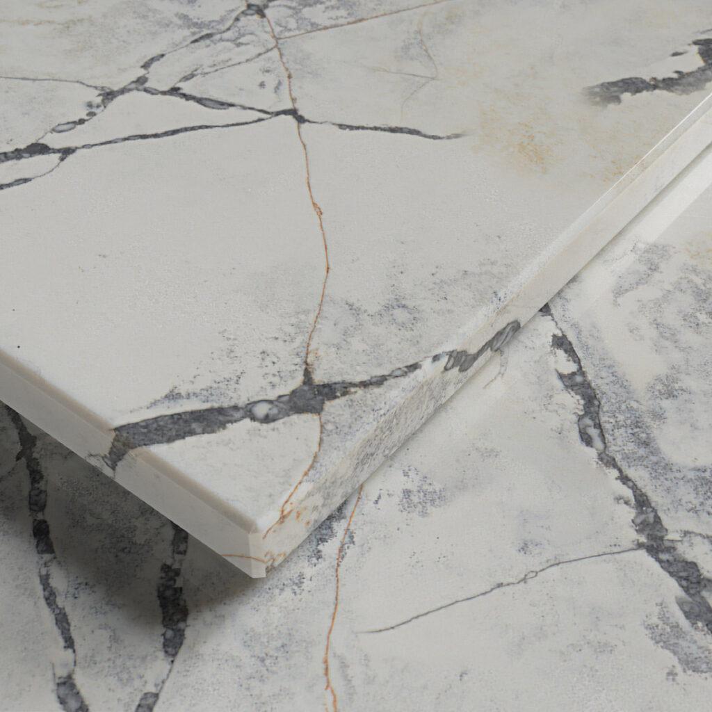 Primax Quartz 703 Rich Calacatta изготовлено в правила камня