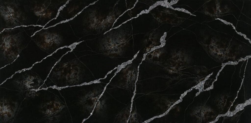 Primax Quartz 795 Calacatta Black Mist изготовлено в правила камня