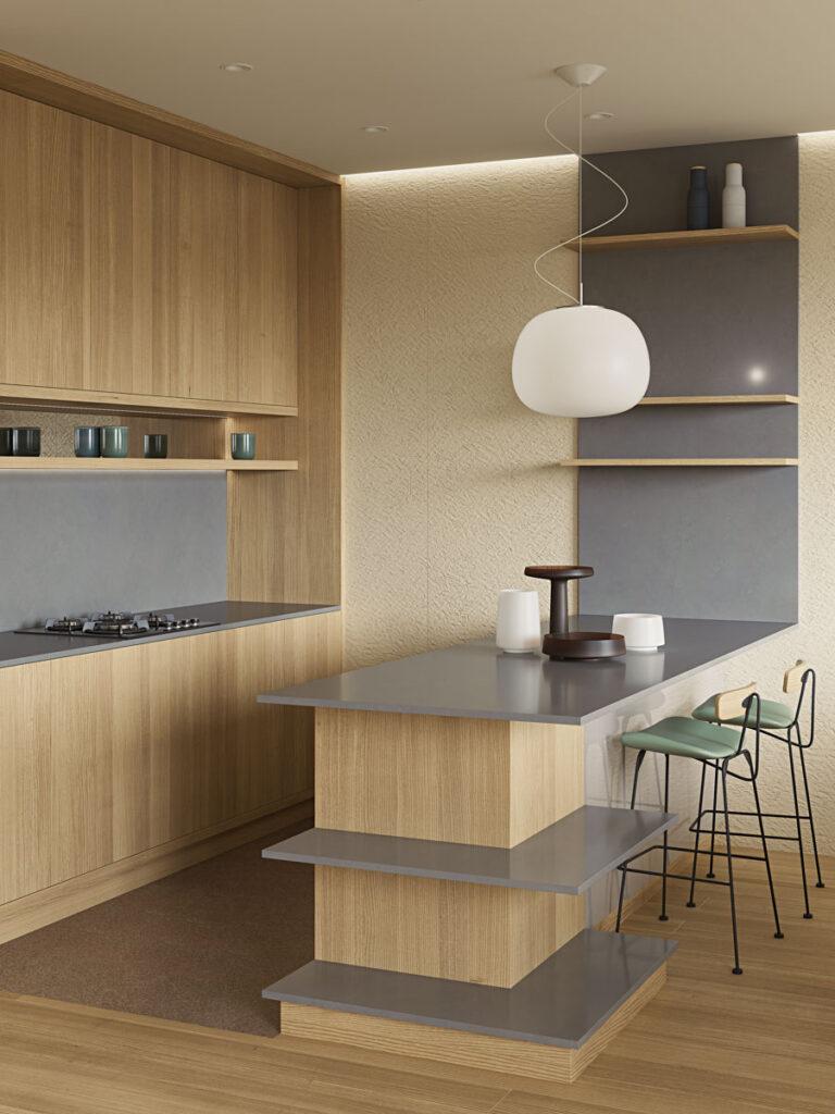 Primax Quartz 826 Concrete Grey изготовлено в правила камня