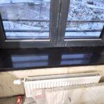 Подоконники из акрилового камня из черного камня (5 штук) изготовлено в правила камня