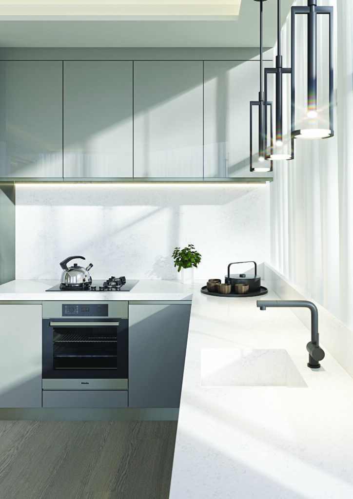 Primax Quartz 912 White Carrara изготовлено в правила камня