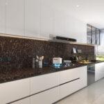 Primax Quartz 916 Emperador изготовлено в правила камня