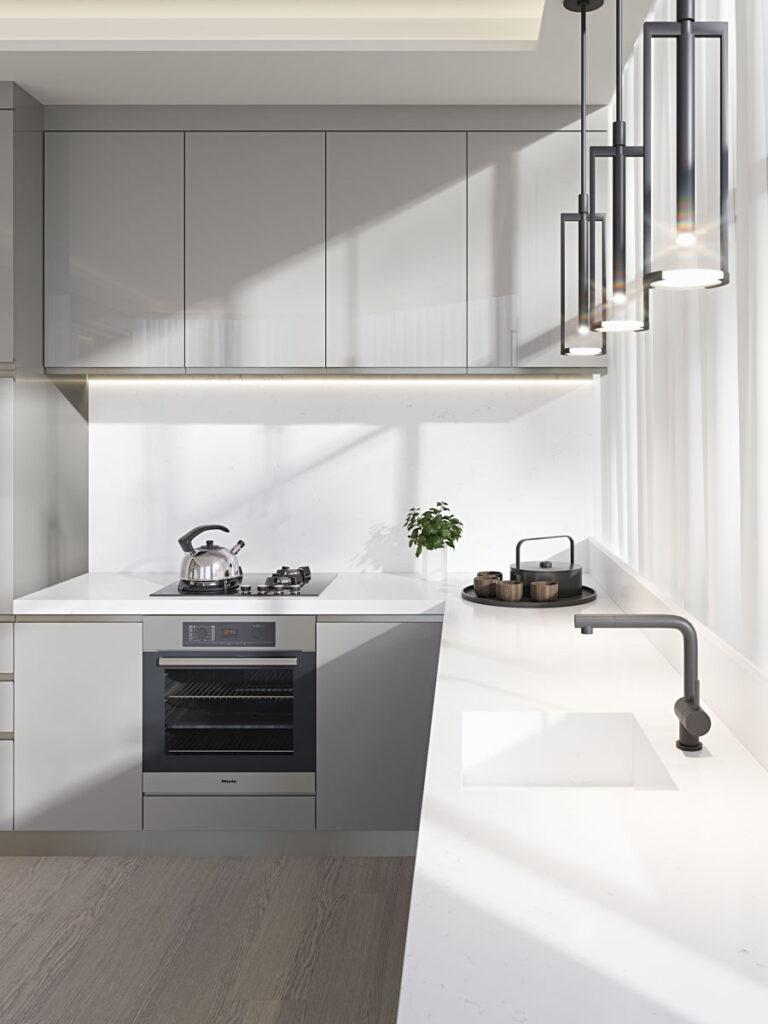 Primax Quartz 920 White Marble изготовлено в правила камня