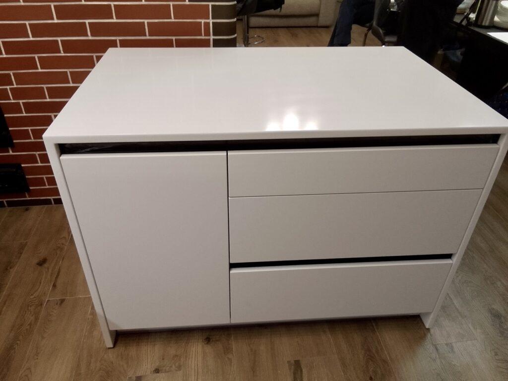 Акриловая столешница с мойкой и остров на кухню изготовлено в правила камня