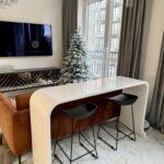 Барная стойка из акрилового камня изготовлено в правила камня