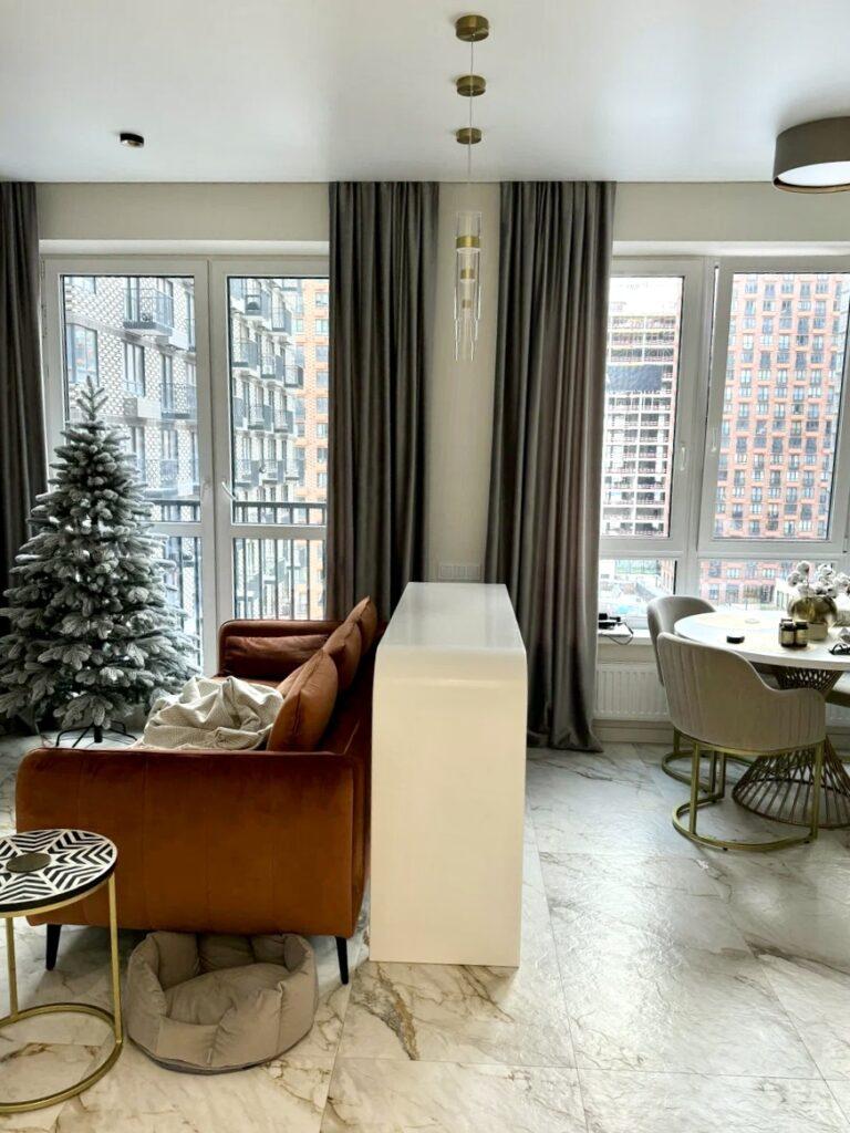 Барная стойка из акрилового камня изготовлено в правила камня